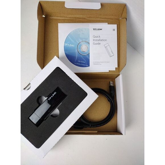 TP-Link Archer T4U AC1300 Wireless Dual Band USB 3.0 Wi-Fi Adapter - Picture 7 of 10